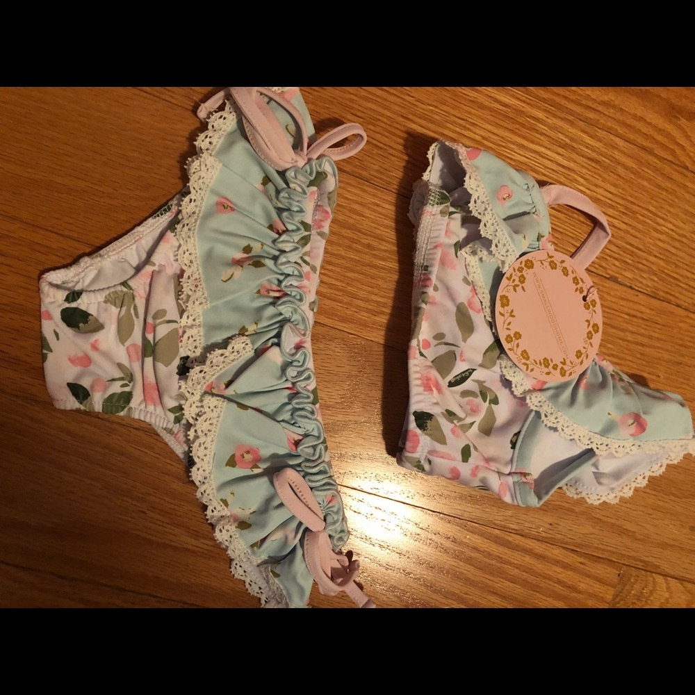 Two piece bathing suit